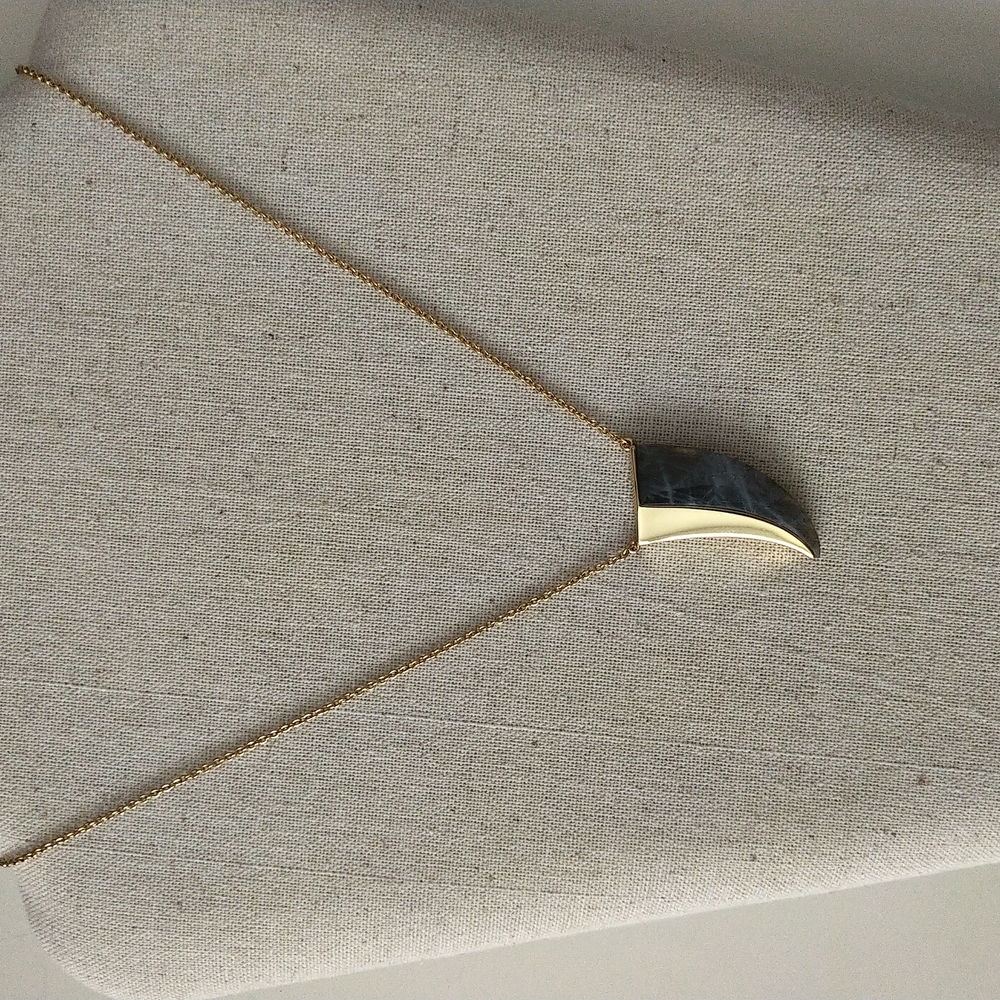Stella & Dot Split Stone Pendant Necklace